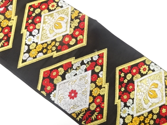 Japanese Kimono / Antique / Fukuro Obi Silk